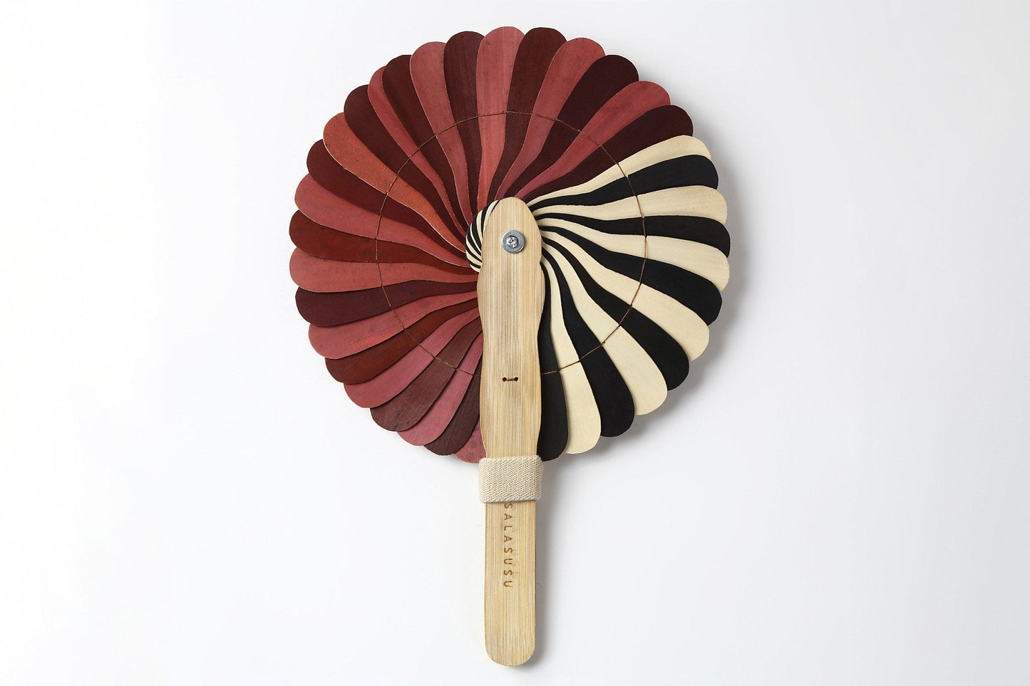 Eventail rond en palmier