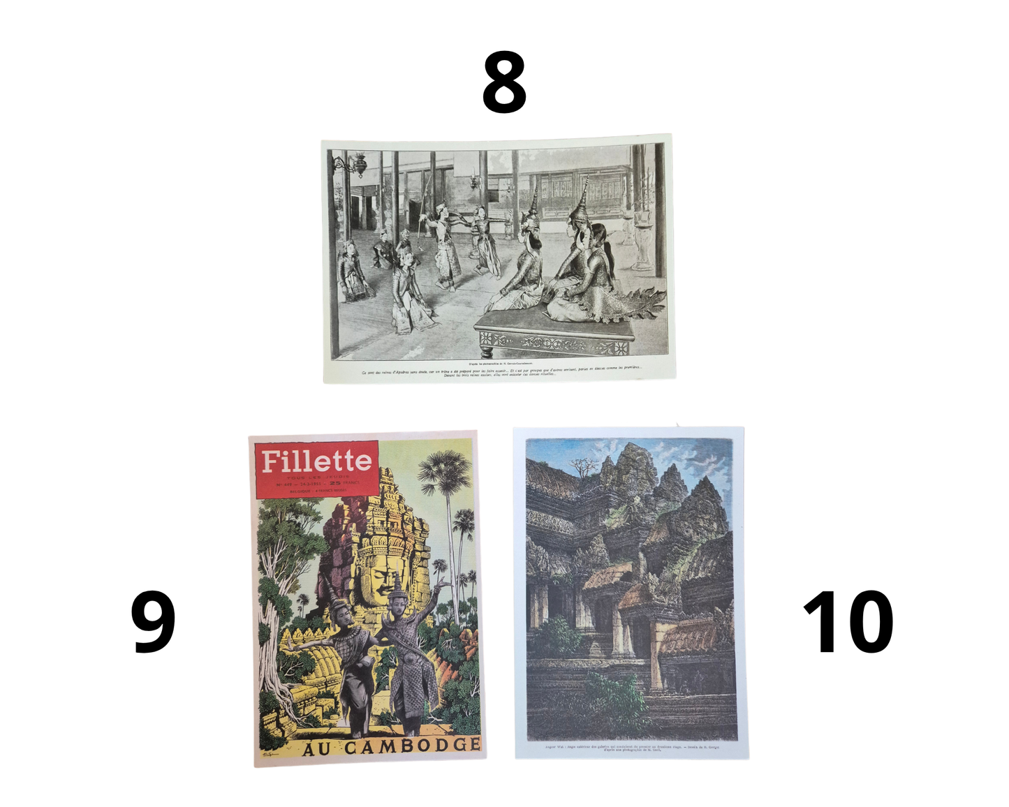 Carte Postale illustration du Cambodge par Alaya créations