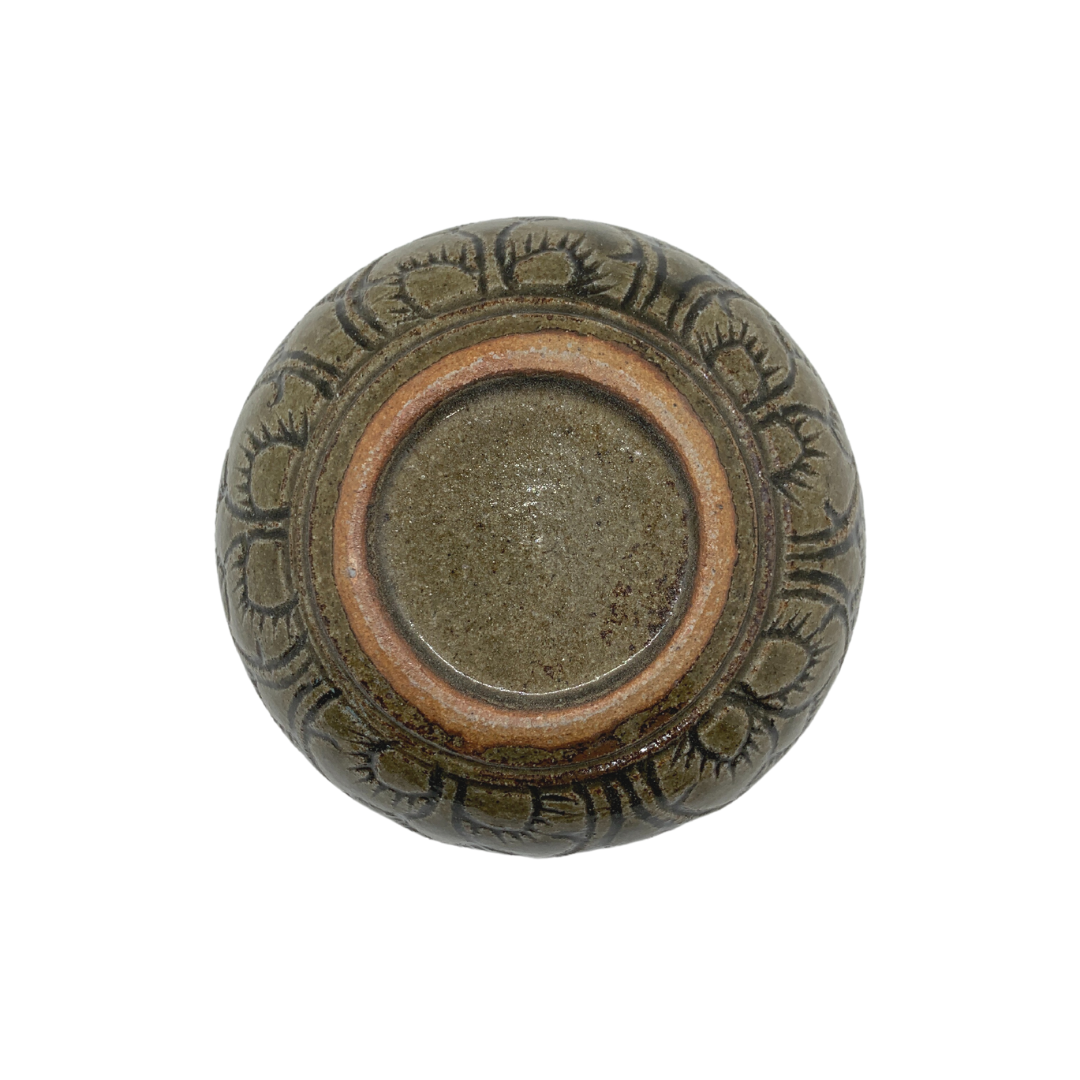 Bol en céramique traditionnelle cambodgienne à motifs "Champa"