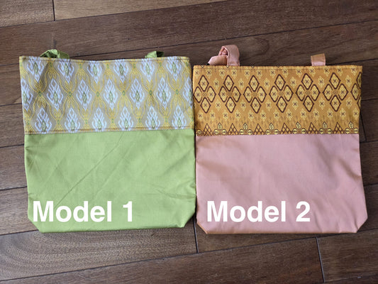 Tote Bag Soie Khmer